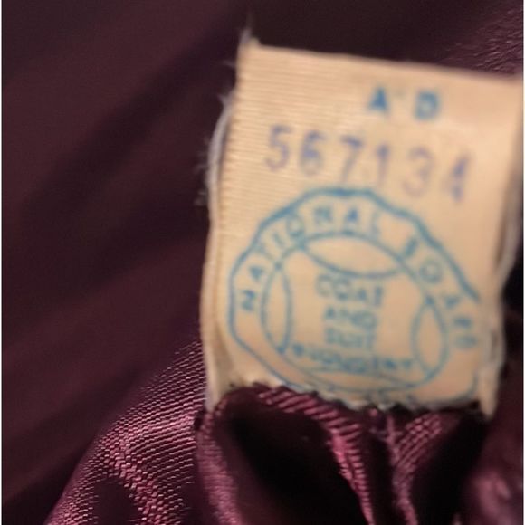 Vintage 1960s‎ Cain-Sloan Nashville Wool Coat Fur Collar Women’s Sz Lg - Picture 9 of 10